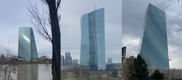 Ansicht der EZB in Frankfurt